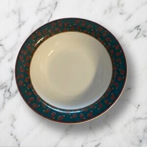 Signature Housewares Riviera / Van Beers Windsor Bowls Paisley Print Rim